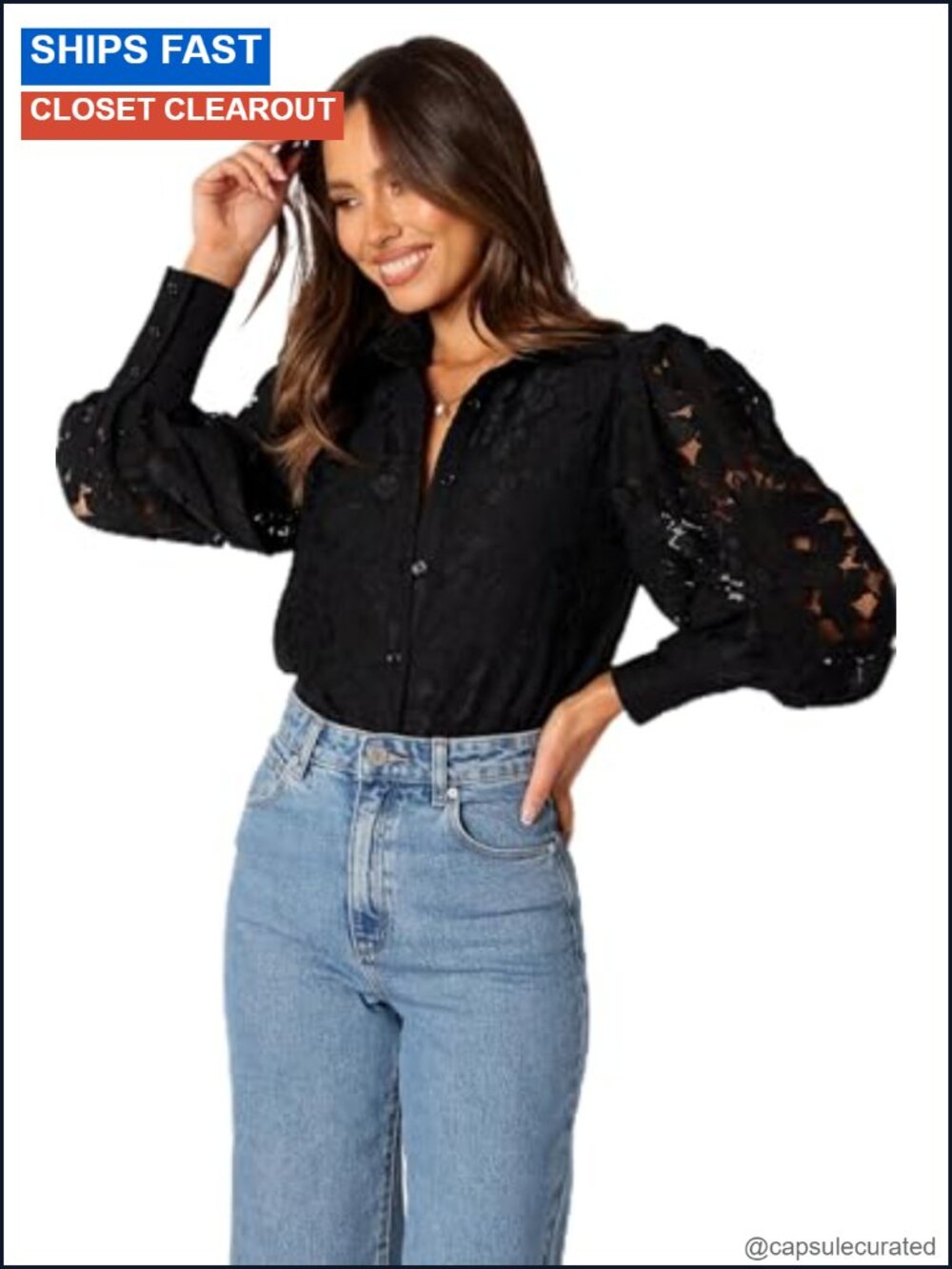 Petal & Pup Women's Tadeo Lace Shirt